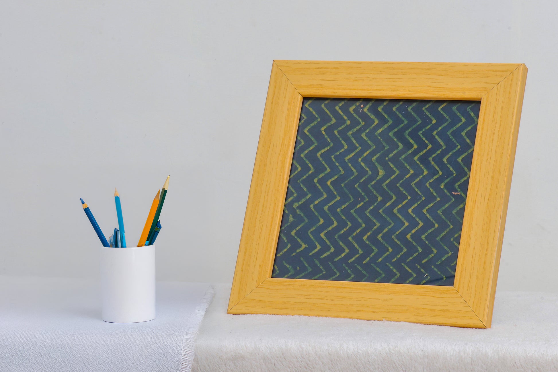 Ajrakh Hand Block Print Wall art 8x8”