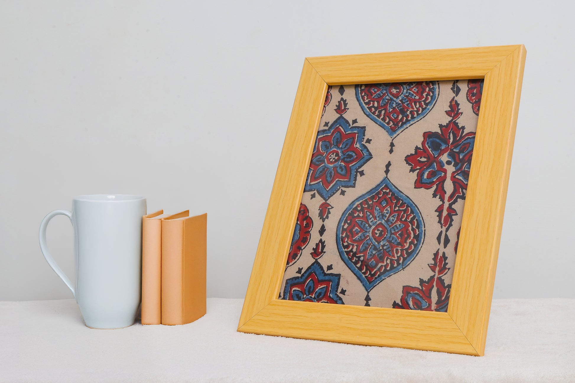 Ajrakh Hand Block Print Wall art 8x10”