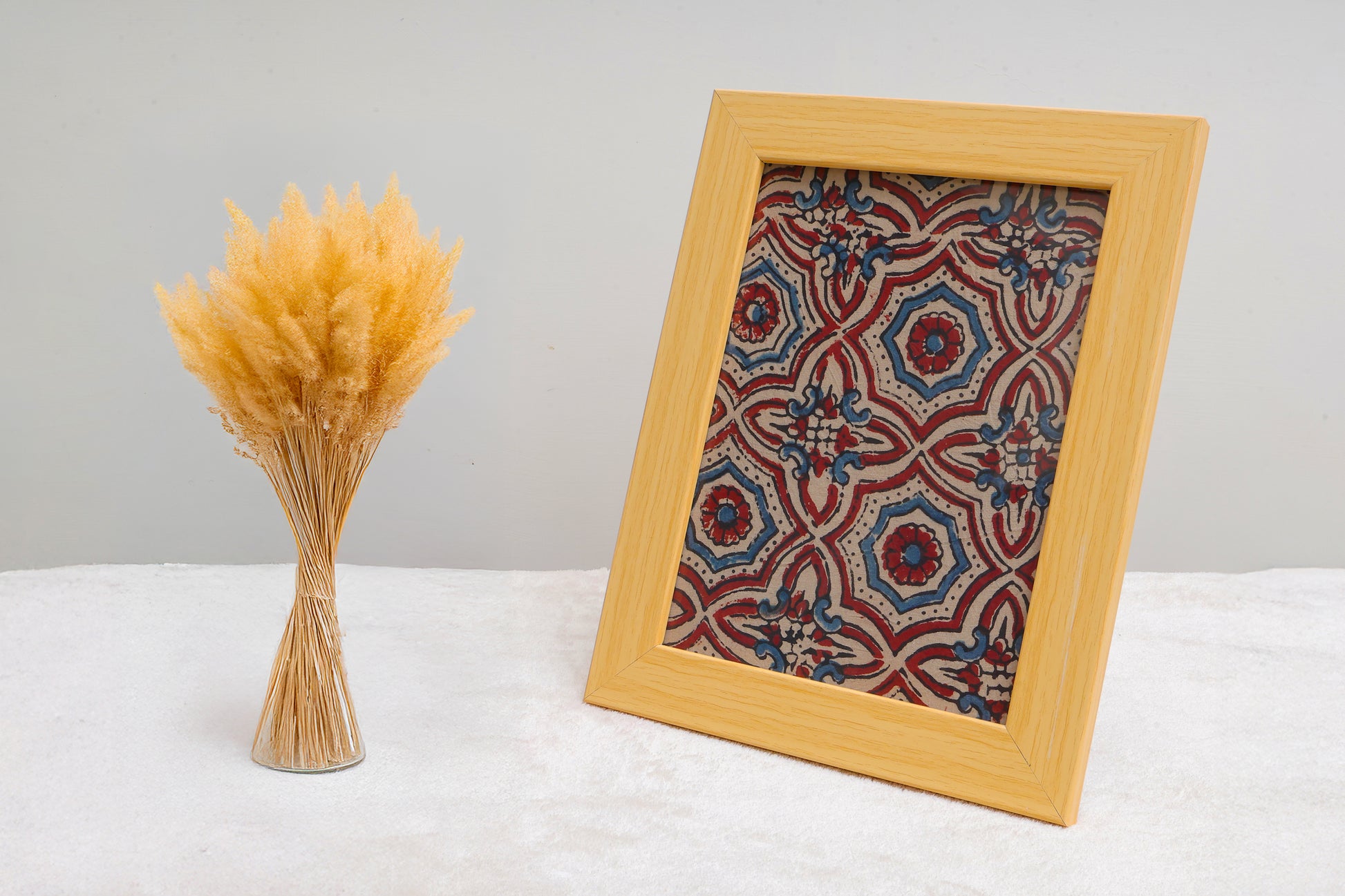 Ajrakh Hand Block Print Wall art 8x10”