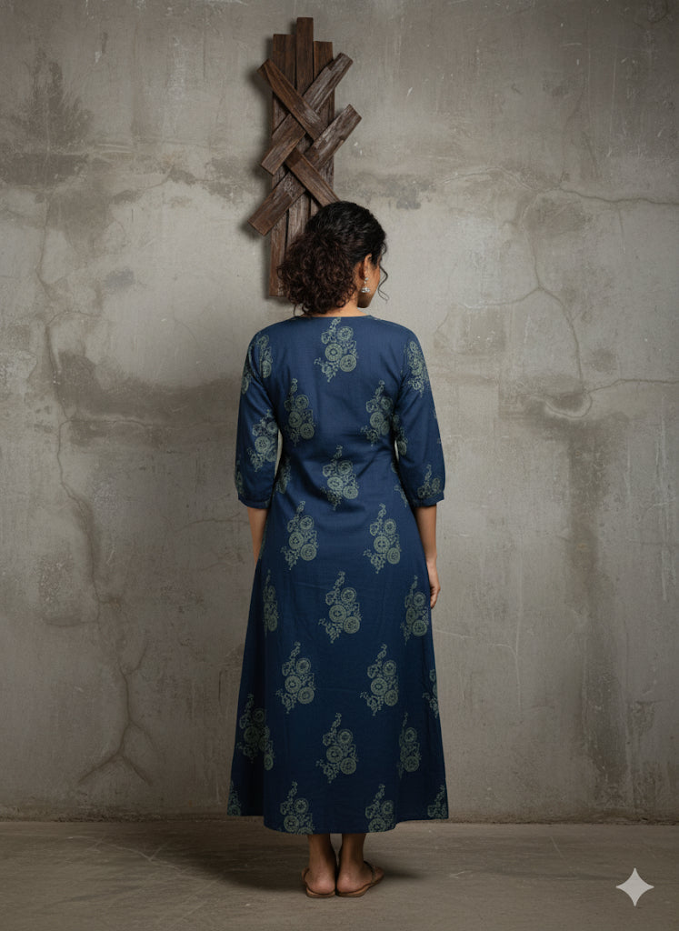 Cotton Ajrakh Dress