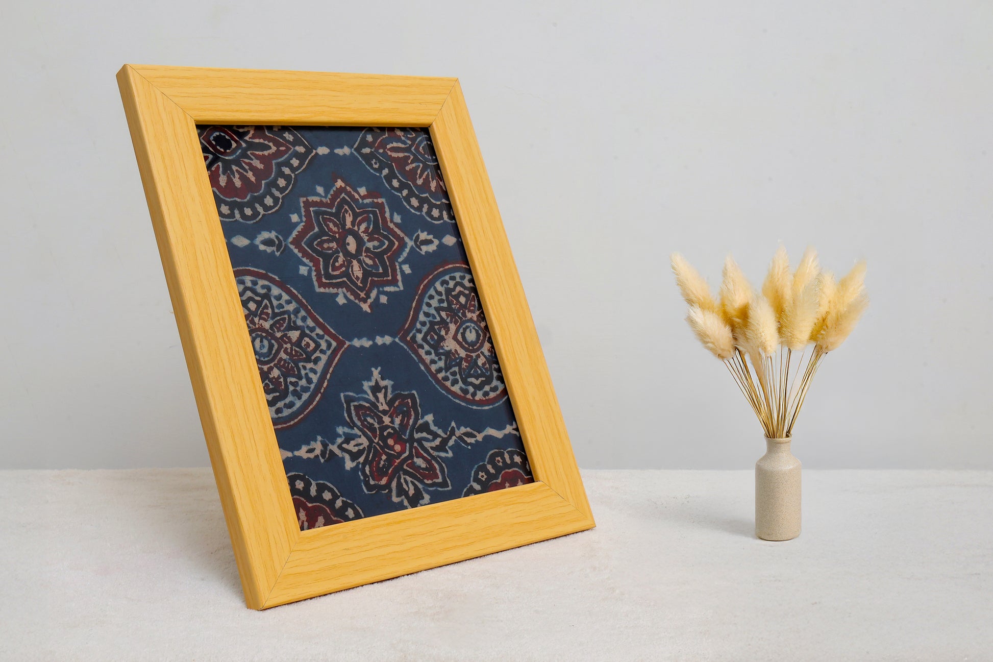 Ajrakh Hand Block Print Wall art 8x10”