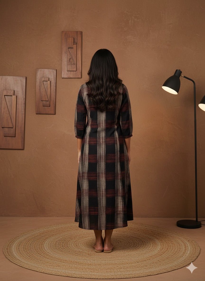 Cotton Ajrakh Dress